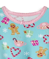 Max & Olivia Baby and Toddler Girls Snug Fit 3-Piece Pajama Set