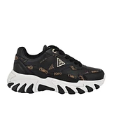 Guess Women's Nowah Triangle Lace-Up Chunky Fashion Sneakers