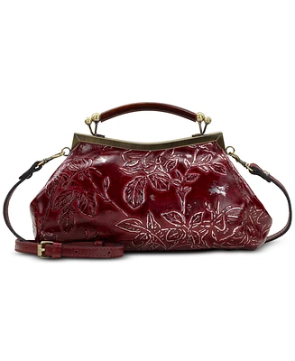 Patricia Nash Kelmscott Frame Leather Bag, Created for Macy's