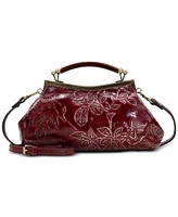 Patricia Nash Kelmscott Frame Leather Bag, Created for Macy's