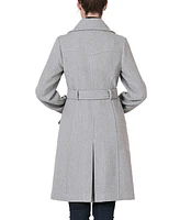 Kimi + Kai Women's Bailee Wool Trench Coat with Removable Bib