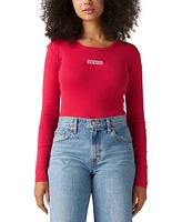 Levi's Women's Rickie Long-Sleeve Logo Tee