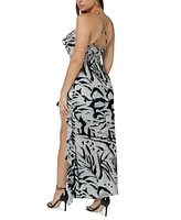 Guess Women's Lydie Spaghetti-Strap Long Dress