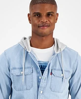 Levi's Men's Relaxed-Fit Hooded Denim Shirt Jacket