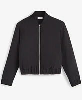 On 34th Women's Twill Bomber Jacket, Created for Macy's