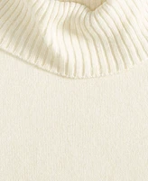 On 34th Women's Relaxed Ribbed-Detail Turtleneck Sweater, Exclusively at Macy's