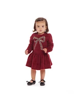 Andy & Evan Baby Girls Red Sweater Dress Bloomers Set