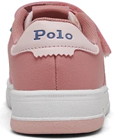 Polo Ralph Lauren Toddler Girls Masters Court Fastening Strap Casual Sneakers from Finish Line