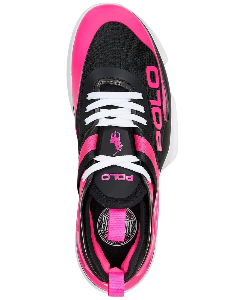 Polo Ralph Lauren Unisex Pink Pony Tech Court Pro Sneaker