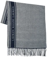 Lauren Ralph Lauren Logo Border Scarf