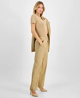 Bar Iii Women's Pleated Pants, Exclusively at Macy's