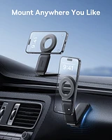 Baseus Magnetic Car Phone Mount Wireless Car Mount Fast Charge Charging Station,C02 Mega