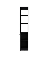 Depot E-Shop Lenox Linen Cabinet, 1 Door, 6 Shelves