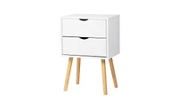 Slickblue Simple and Modern White Cabinet for Sleek Storage