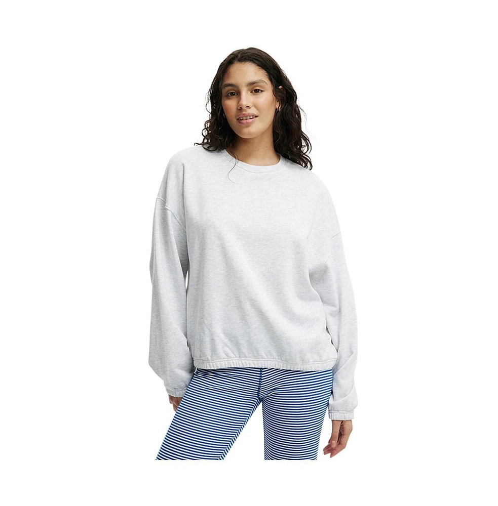 Cotton On Women's Cozy Sleep Crew Neck Fleece