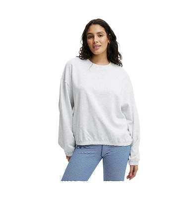 Cotton On Women's Cozy Sleep Crew Neck Fleece