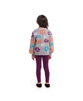 Andy & Evan Toddler Girls Toddler/Child Sweater w/Eyelash Flowers and Legging Set