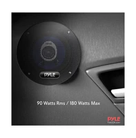 Pyle 4" Two-Way Car Speakers, 180 Watt, Blue