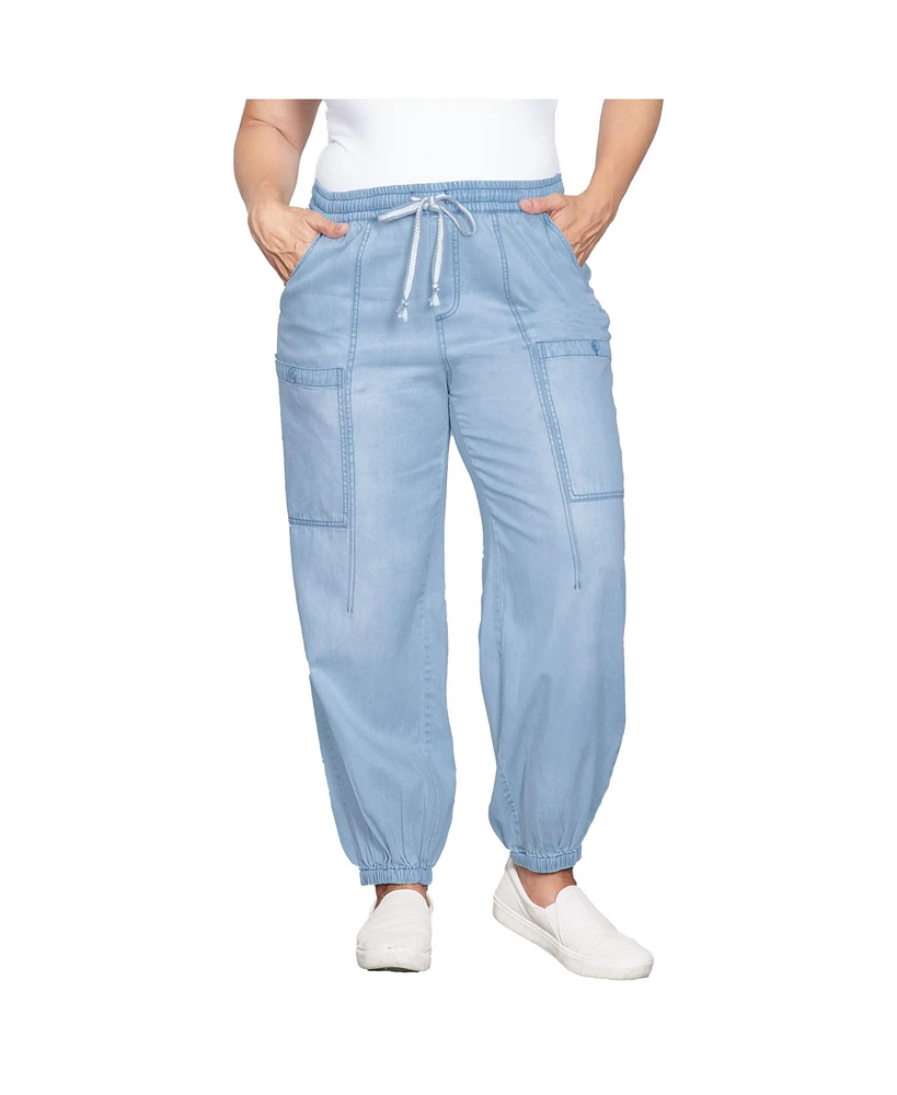 Standards & Practices Women's Tencel Low-Slung Lounge Pull-On Jeans