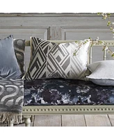 Designers Guild Valbonella Graphite Silk Decorative Pillow