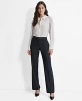 Dkny Women's Mid-Rise Flare-Leg Pants