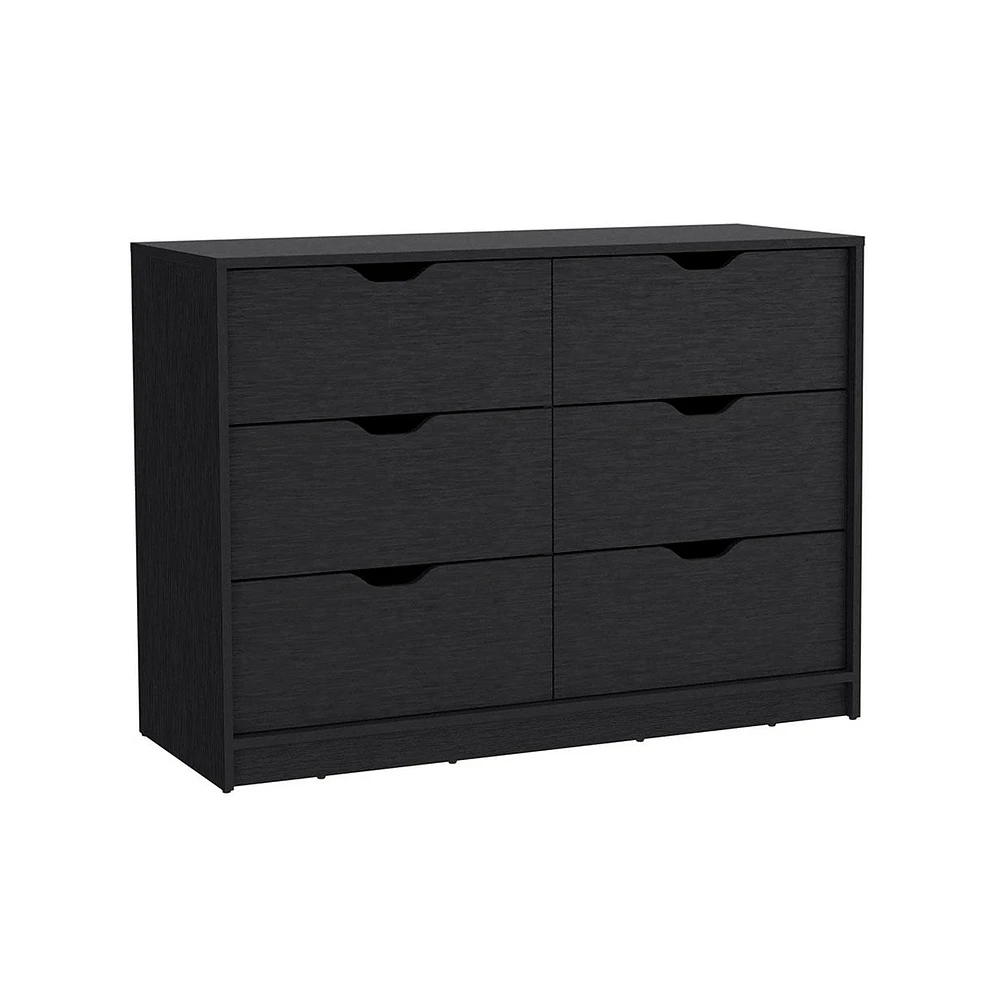 Houma Dresser 30"H, 4 Drawer with 2 Lower Cabinets, Chest