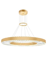 Cwi Lighting 4" Metal Bjoux Led Chandelier