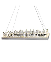 Cwi Lighting 6" Metal Agassiz Led Island and Pool Table Chandelier