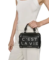 Karl Lagerfeld Paris Small Gifting Embellished Crossbody