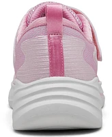 Skechers Little Girls' Wave 92 Fastening Strap Casual Sneakers from Finish Line