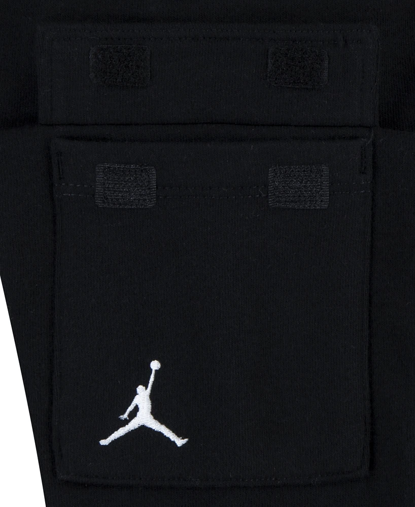 Jordan Baby Girls Fleece Pullover Hoodie and Pants, 2-Piece Set