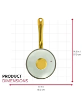 Holstein Housewares 2.5QT Ceramic Nonstick Sauce Pan