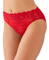 Wacoal Embrace Lace Hi Cut Embroidered Brief Underwear Lingerie 841191