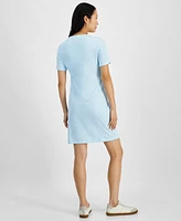 On 34th Women's Side-Tie Knit Mini Dress, Created for Macy's