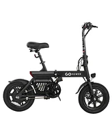 GoPowerBike GoLite Electric Bike | Compact Foldable Design | 16 mph Top Speed - 30 mile Range | 3 Riding Modes | Class 1 and 2 eBike