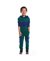 Andy & Evan Little Boys Toddler/Child Color Blocked Terry Hoodie Pant Set