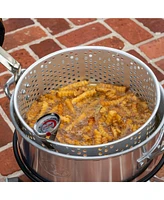 King Kooker Metal-Fusion Import Outdoor Fish Fryer with 10 Quart Aluminum Fry Pan and Burner