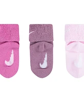 Nike Baby Boys or Girls Multi Logo Socks, Pack of 6