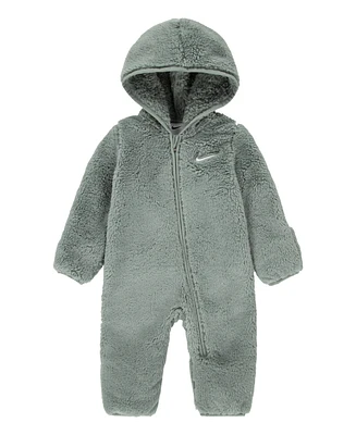 Nike Baby Boys and Girls Hooded Sherpa Coverall