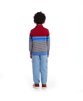 Andy & Evan Toddler Boys Toddler/Child Striped Sweater Jogger Set