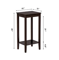Yaheetech Small End Table Bedside Sofa Table for Living Room