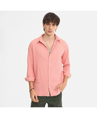 Campus Sutra Men's Brushed Buffalo Check Shirt