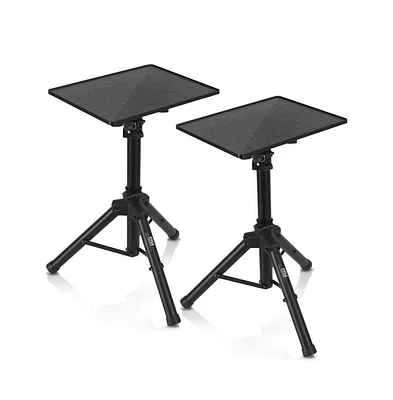 Pyle Universal Laptop Device Stand - Height Adjustable Tripod Mount (Set of 2)