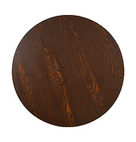 vidaXL Bistro Table Dark Brown 31.5" Mdf