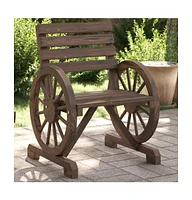 vidaXL Patio Chair 22.8"x22.8"x30.9" Solid Wood Fir