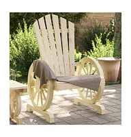 vidaXL Patio Adirondack Chair Solid Wood Fir