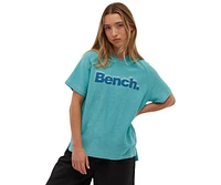 Bench Dna Women's Juniper Short Sleeve High-Low Hem Pullover Hoodie