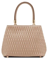 Anne Klein Medium Ruched Tubular Handle Satchel Bag
