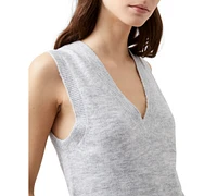 French Connection Women's Morena V-Neck Sleeveless Sweater