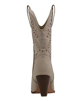 Gc Shoes Women's Beth Studded Western Ankle Boots